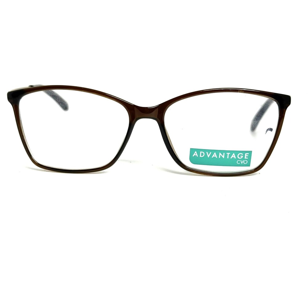 Clearvision Advantage CVO W905 Brown Transparent Eyeglass Frames 54-15-140